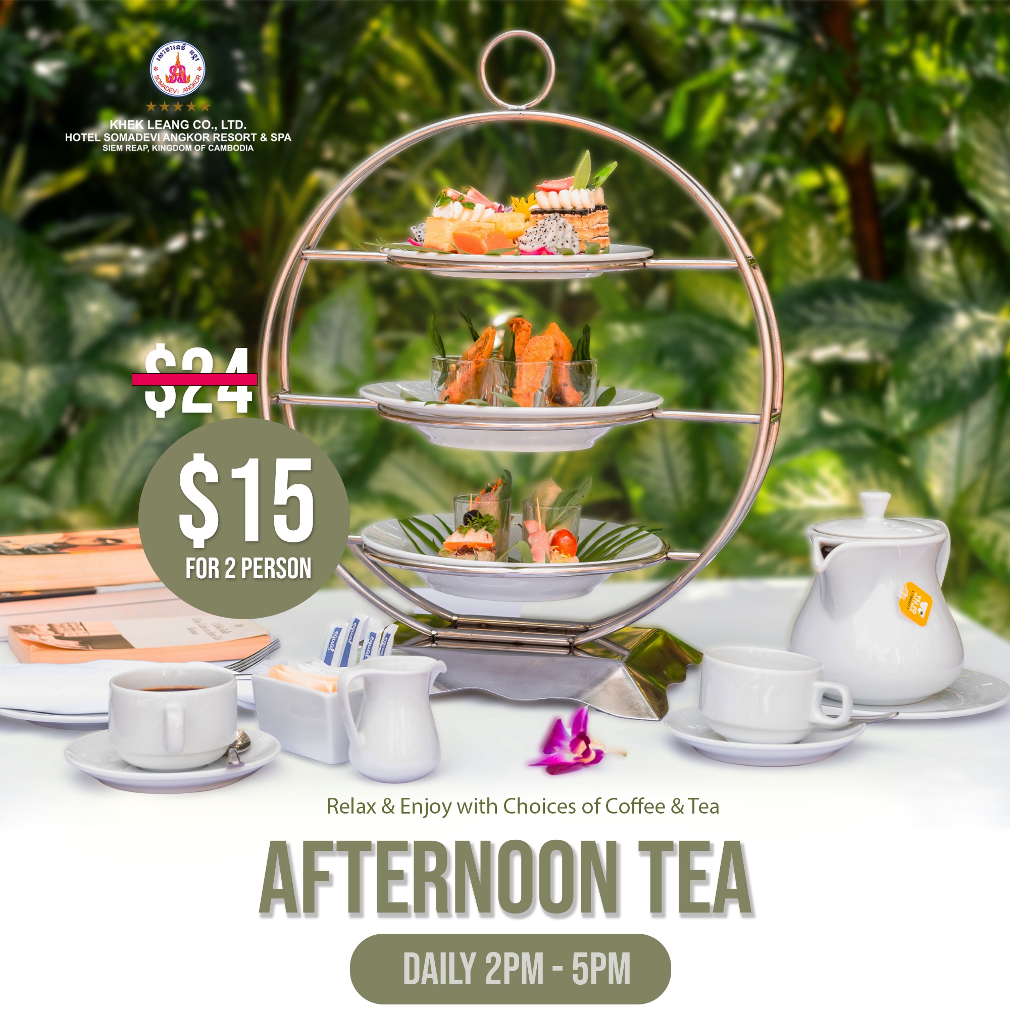 Afternoon Tea For 2 Person